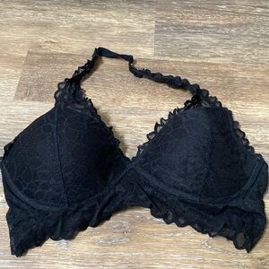 Victoria Secret/Pink bra ,black lace bralette